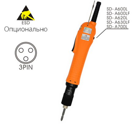 Электрический винтовёрт сетевой SUDONG SD-A600LF(60W)