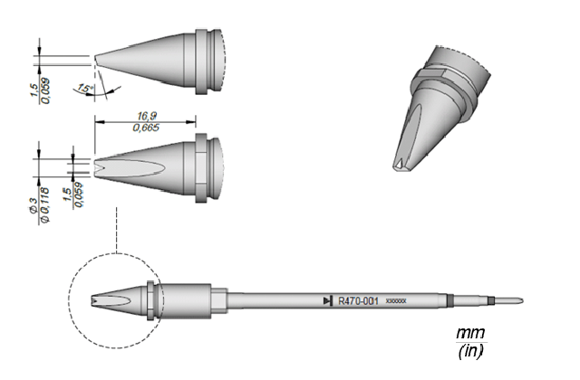 Картридж-наконечник R470-016