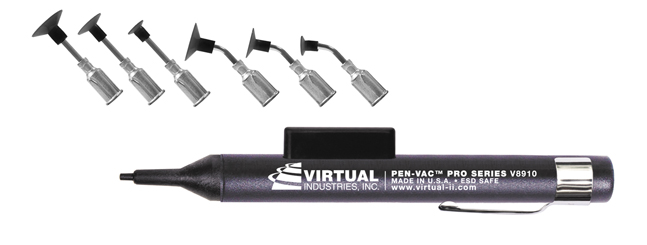 Пинцет PRO-SERIES PEN-VAC® V8910-BK-HLM-ESD вакуумный