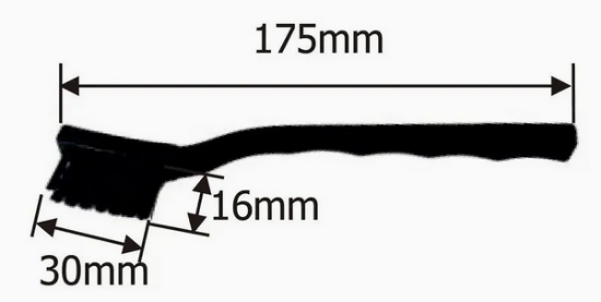 Щетка LEENOL LN-1612101A антистатическая, 30 мм