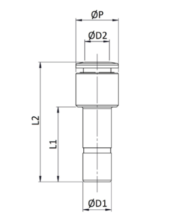 Цанговый фитинг из латуни OTRGJ
