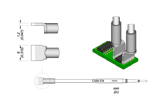 Картридж-наконечник  C420-275