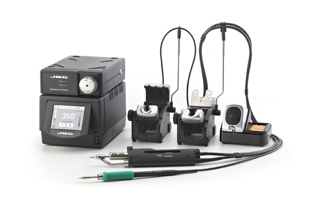 Четырёхканальная паяльно-ремонтная станция DMVE-2QA с пневматическим модулем вакуумирования