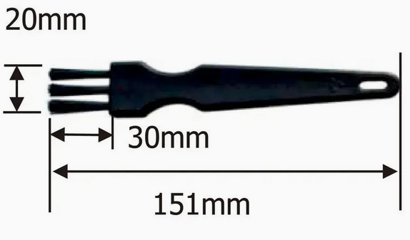 Щетка LEENOL LN-1612112-3 антистатическая, 20 мм