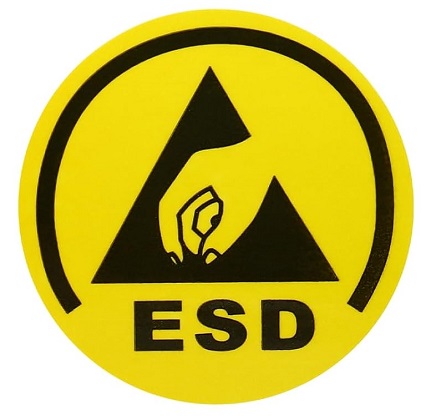 Этикетка LEENOL LN-1507026D_15MM предупреждающая,  Ø15 мм