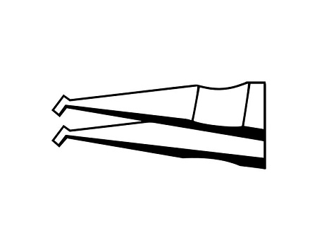 Пинцеты для поверхностного монтажа (для установки SMD-компонентов) SM108.SA.1