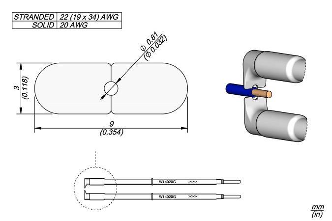 Картридж-наконечник JBC W140-20G