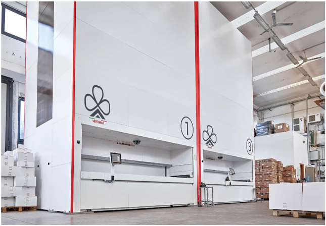 Автоматизированные вертикальные лифтовые системы хранения Vertimag