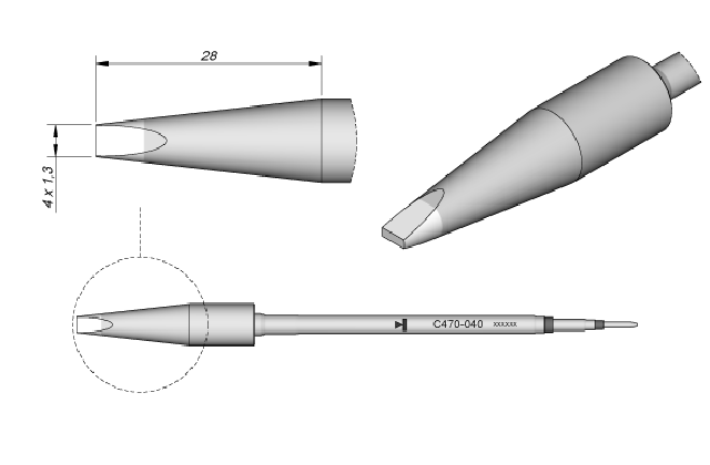 Картридж-наконечник  C470-040