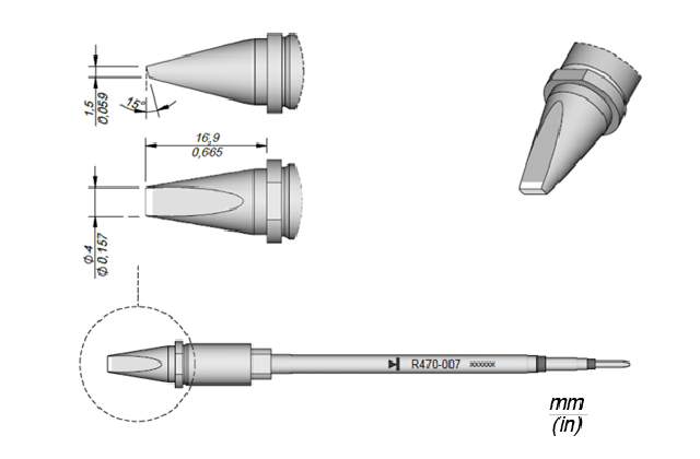 Картридж-наконечник R470-022