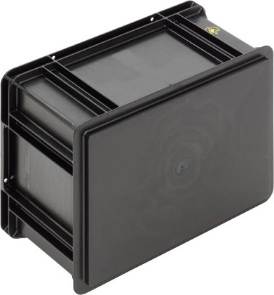 Ящик WEZ 4320.007.992 антистатический 400x300x212 мм / 354x254x208 мм