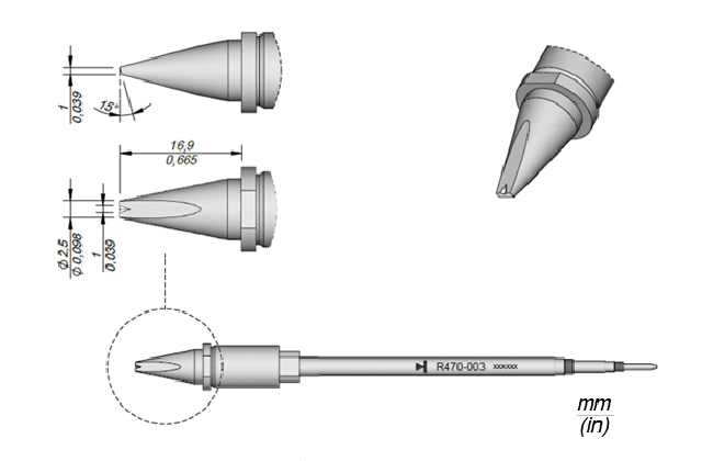 Картридж-наконечник R470-018