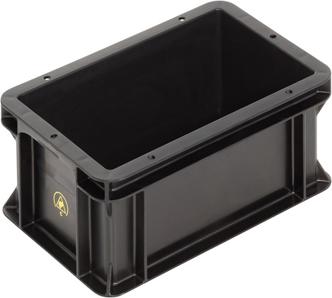 Ящик WEZ 3213.007.992 антистатический 300x200x145 мм / 254x154x141 мм