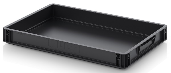 Ящик AUER ESD EG 64/75 HG антистатический 600x400x075 мм / 570x370x070 мм