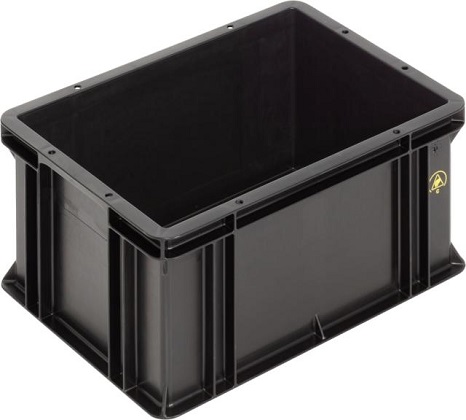 Ящик WEZ 4320.007.992 антистатический 400x300x212 мм / 354x254x208 мм