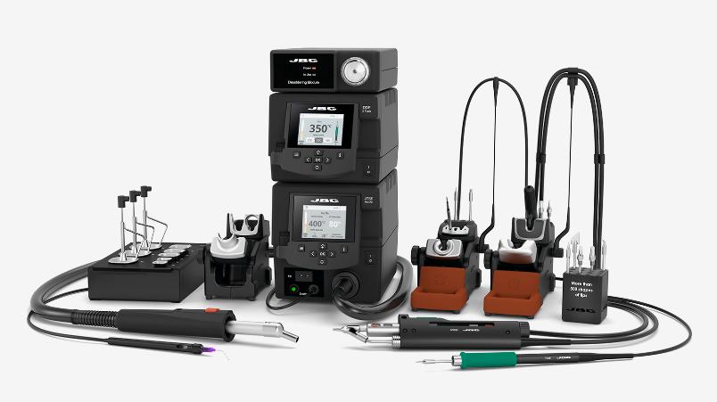 Трёхканальная цифровая паяльно-ремонтная станция RMSE-2QF