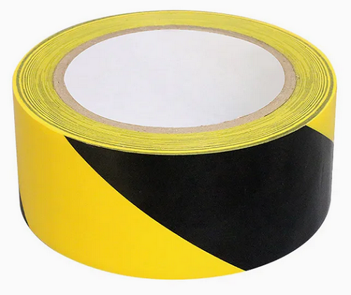 Скотч LEENOL LN-1507023D двуцветный для маркировки полов, 48 мм х 22 п.м