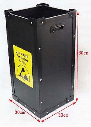 Контейнер ANTISK SK1805 антистатический мусорный, 50л