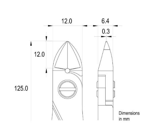 Бокорезы Ideal-tek ES5152.CR.BG с большой овальной головкой
