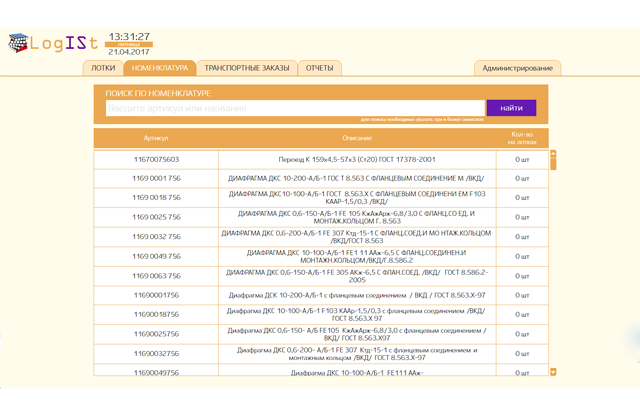 WMS система управления складом