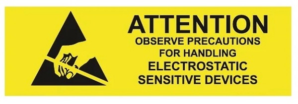 Этикетка LEENOL LN-1507026E предупреждающая, 55 мм x 15 мм