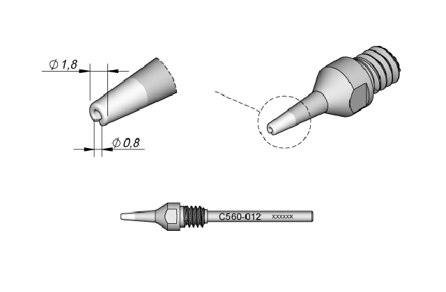 Наконечник  C560-012