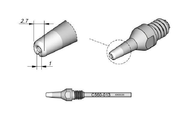 Наконечник  C560-013