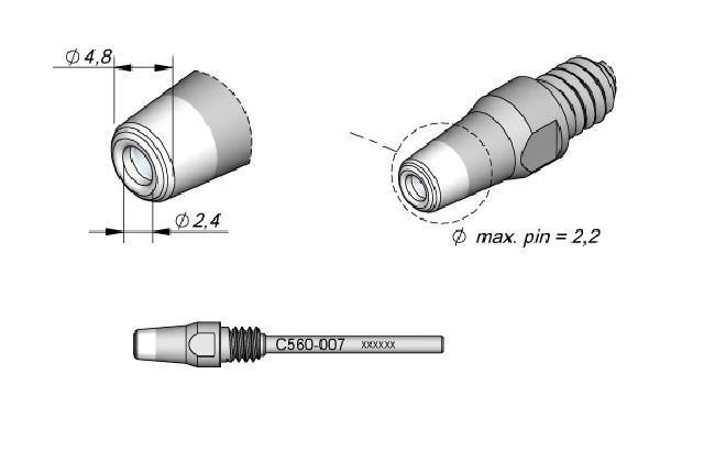 Наконечник  C560-007