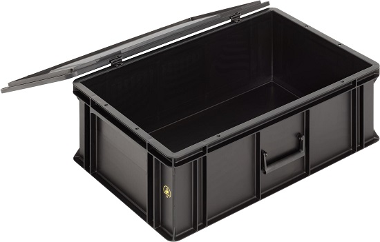 Кейс WEZ 6420.397.992 антистатический 600x400x221 мм / 554x354x206 мм