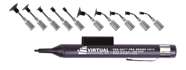 Пинцет PRO-SERIES PEN-VAC® V8910-BK-TEN-ESD вакуумный