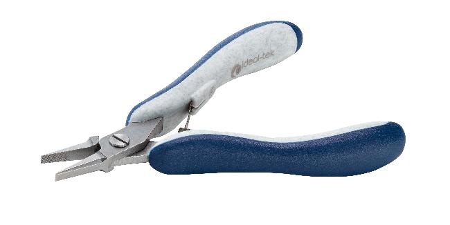 Плоскогубцы Ideal-tek ES6012.CR.BG с укороченными узкими плоскими губками