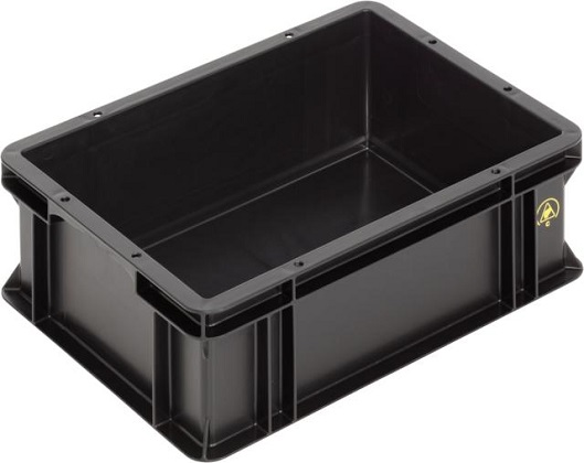 Ящик WEZ 4313.907.992 антистатический 400x300x145 мм / 354x254x141 мм
