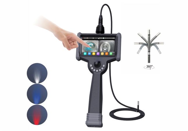 Промышленный эндоскоп с сенсорным FHD-экраном серия P