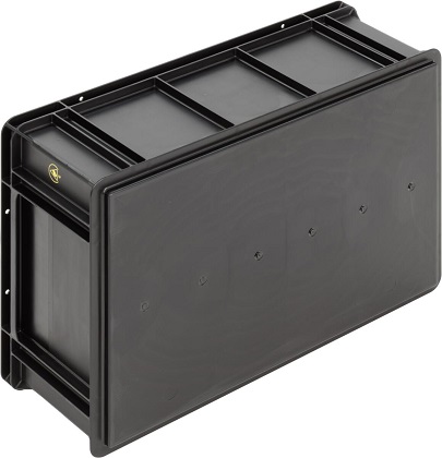 Ящик WEZ 6420.007.992 антистатический 600x400x212 мм / 554x354x208 мм