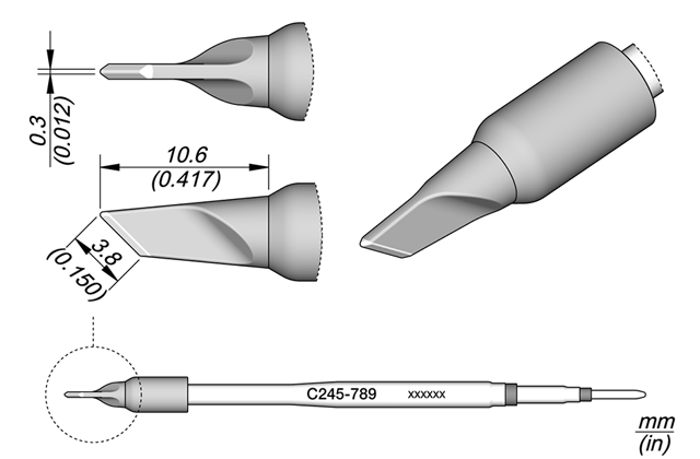 Картридж-наконечник JBC C245-789