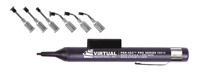 Пинцет PRO-SERIES PEN-VAC® V8910-BK-MPS-B вакуумный