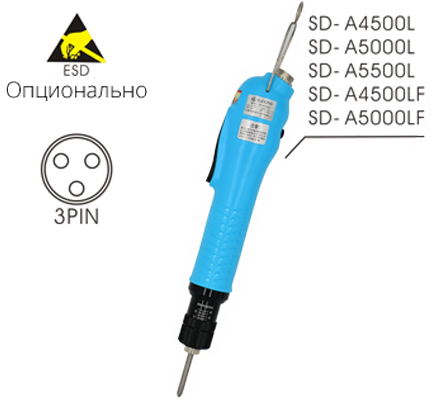 Электрический винтовёрт сетевой SUDONG SD-A5000LF (60W)