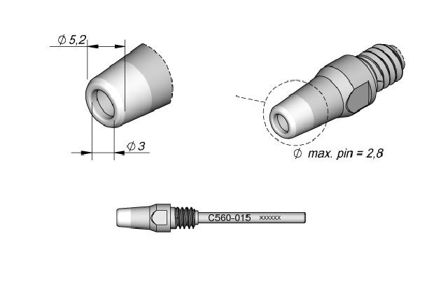 Наконечник  C560-015