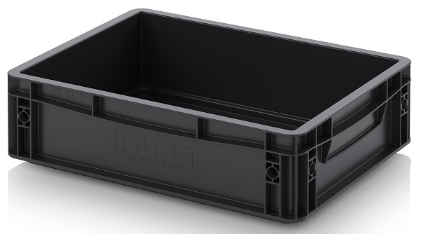 Ящик AUER ESD EG 43/12 HG антистатический 400x300x120 мм / 370x270x115 мм