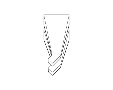 Пинцеты для поверхностного монтажа (для установки SMD-компонентов) SM109.SA.1