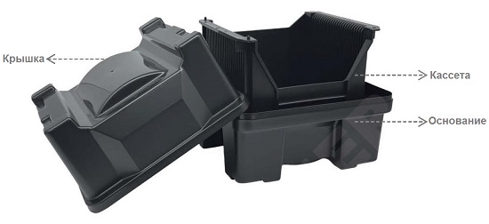 Контейнер Hiner-Pack MVWS-8/25-BL для группового хранения, переноски и транспортировки кремниевых пластин Ø200 мм (8") 
