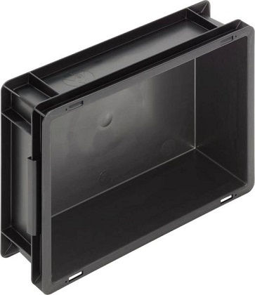 Ящик ITECO 7804.690 антистатический 400x300x120 мм / 353x260x115 мм