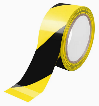 Скотч LEENOL LN-1507023D двуцветный для маркировки полов, 48 мм х 22 п.м