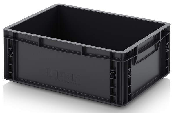 Ящик AUER ESD EG 43/17 HG антистатический 400x300x170 мм / 370x270x165 мм