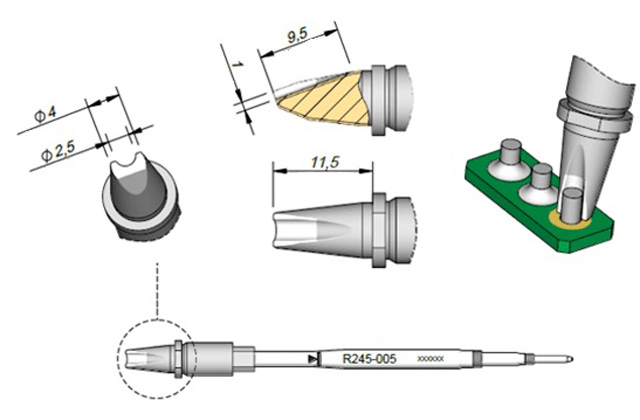 Картридж-наконечник R245-005