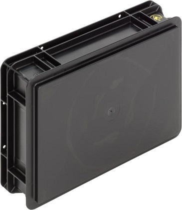 Ящик WEZ 4308.907.992 антистатический 400x300x101 мм / 354x254x96 мм