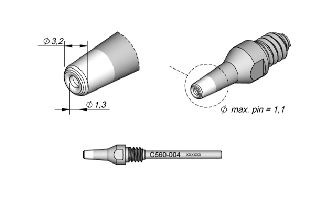 Наконечник  C560-004