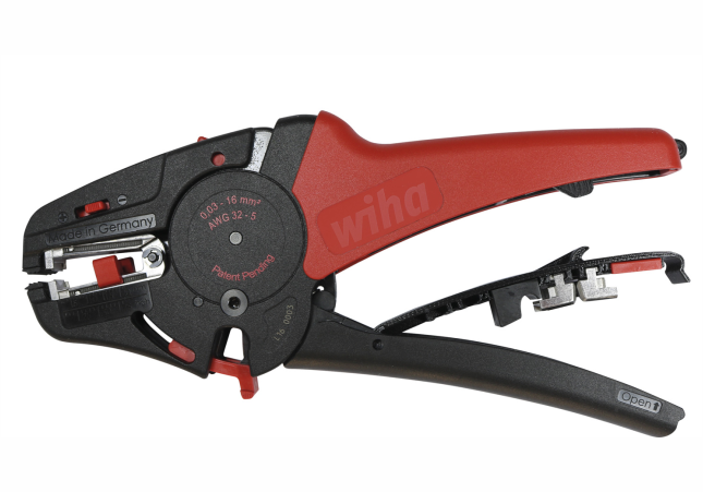 Инструмент для снятия изоляции автоматический Wiha до 16 мм² в блистерной упаковке 200 мм
