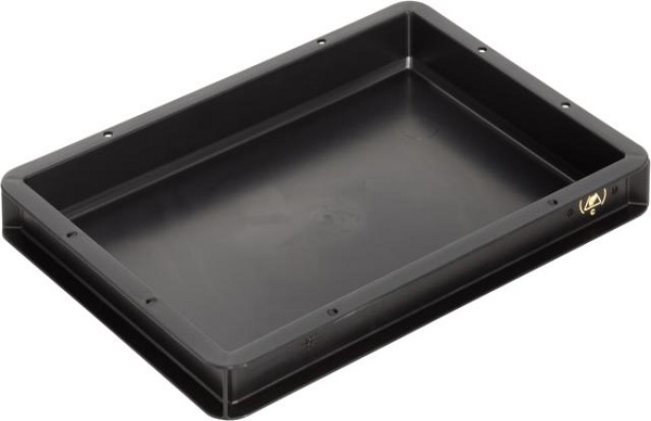 Ящик WEZ 4304.007.992 антистатический 400x300x53 мм / 354x254x49 мм
