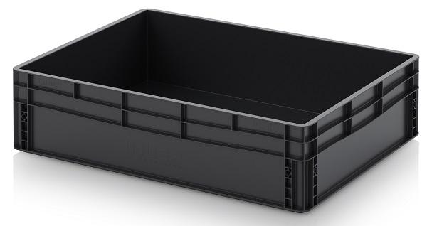 Ящик AUER ESD EG 86/22 HG антистатический 800x600x220 мм / 767x567x205 мм